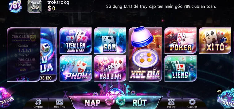 Danh Mục Trò Chơi Giải Trí Đẳng Cấp Tại Game Bài 789Club