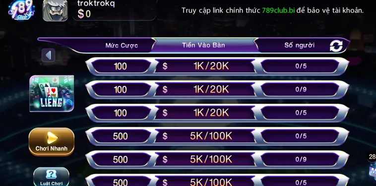 Liêng Tại 789Club Trải Nghiệm Game Bài Dân Gian Thú Vị Và Đầy Kịch Tính