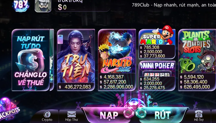 Kho Tàng Game Nổ Hũ 789Club Hũ Khổng Lồ Đang Chờ Bạn