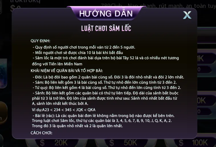Sâm Tại 789Club Sân Chơi Bài Dân Gian Đẳng Cấp Cho Mọi Cao Thủ